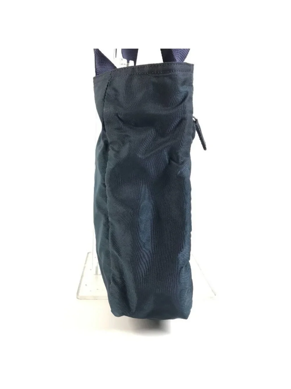 Prada Shoulder Bag Triangle Logo Nylon Navy - Picture 3 of 9